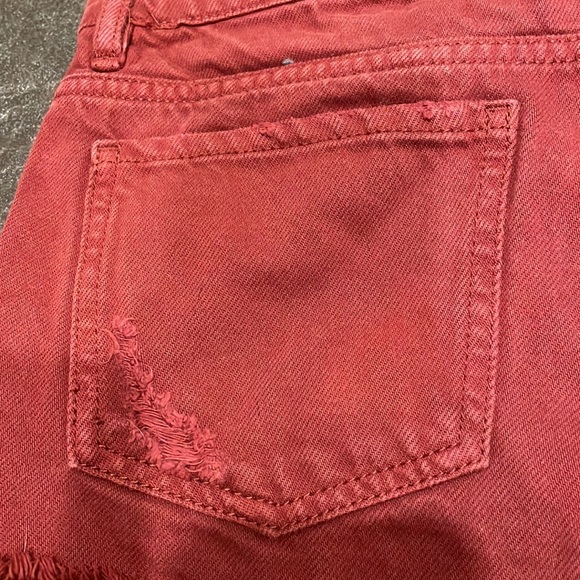 Garage, rusty red, booty shorts - Picture 5 of 10